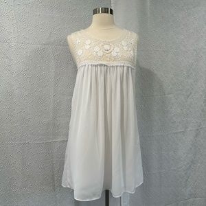 Show Me Your MuMu White Mini Dress Size Small
